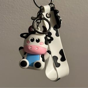 Cow Keychain